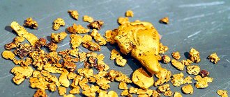 Mined gold in its purest form