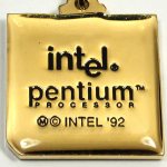 Amount of gold in the processor
