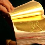 Gold leaf sheets