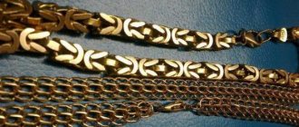 Types of weaving gold chains for women and men