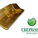 Investing in gold at Sberbank