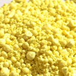 Yellow rhombic sulfur