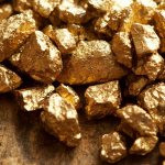 Gold extracted from the depths